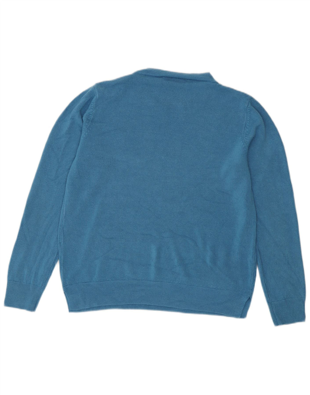 Marks & Spencer Damski sweter z dekoltem w łódkę, UK 14, średni niebieski