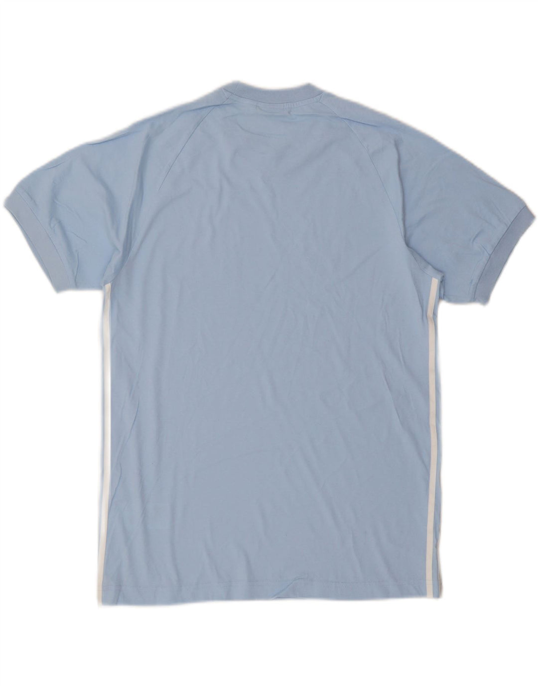 Męska koszulka z grafiką ADIDAS, średnia niebieska bawełna