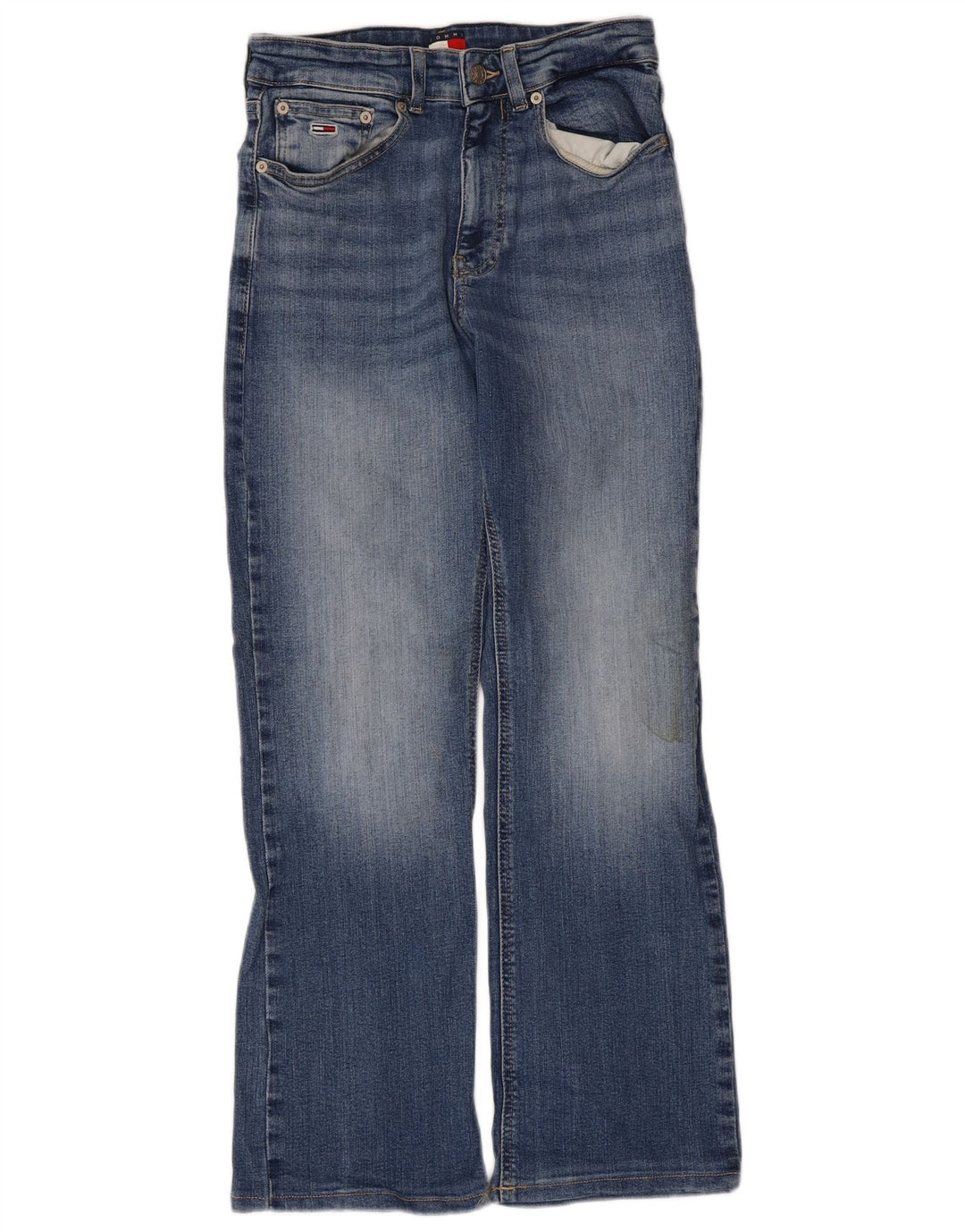 Damskie jeansy Bootcut Tommy Hilfiger W28 L30 Niebieskie bawełniane