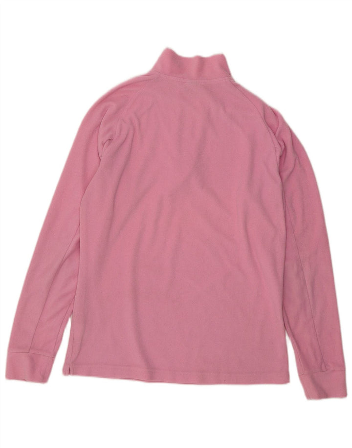 Damski sweter polarowy Reebok z zamkiem błyskawicznym UK 16, duży, różowy poliester