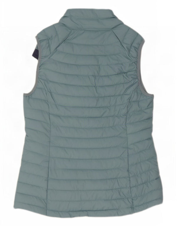 Columbia Womens Omni-Heat Padded Gilet UK 14 Medium Blue Polyester