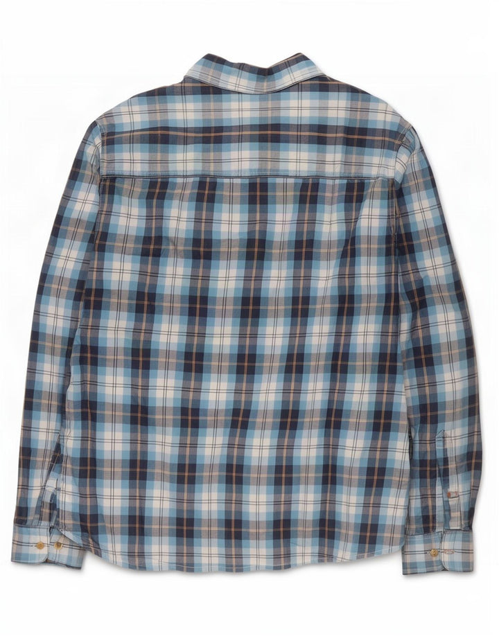 Koszula męska Jack & Jones XL, bawełniana w niebieską kratkę