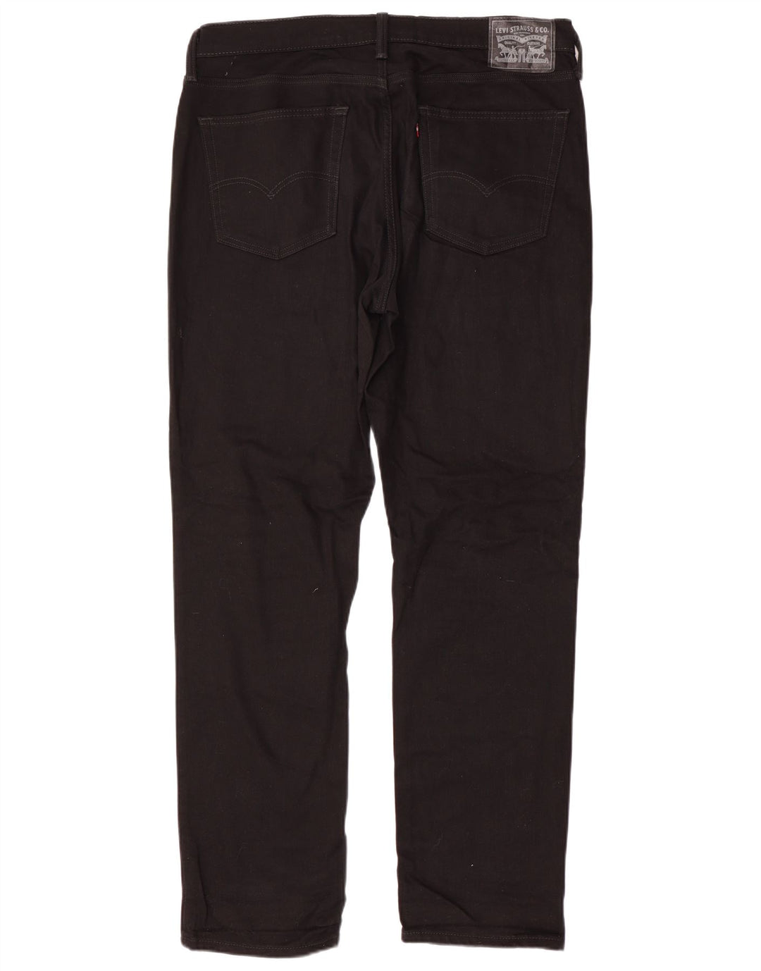 Męskie proste dżinsy LEVI'S W36 L34 Czarna bawełna