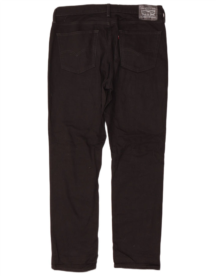 Męskie proste dżinsy LEVI'S W36 L34 Czarna bawełna