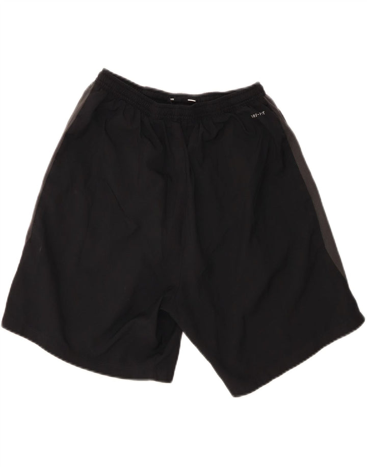 Męskie spodenki sportowe Nike Dri Fit, średni czarny poliester