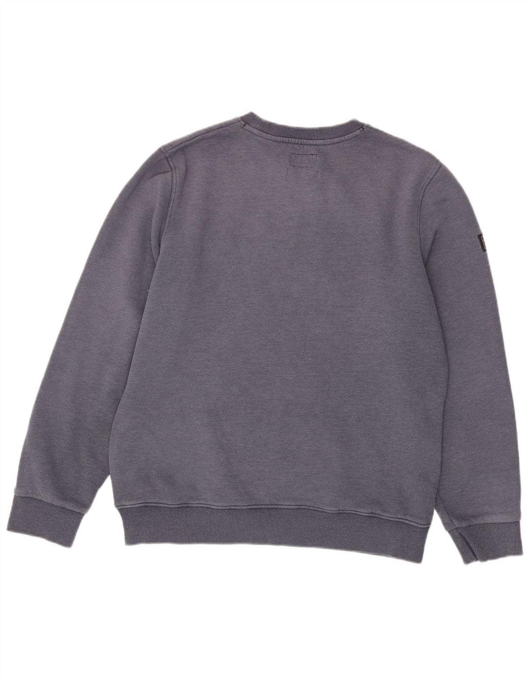 SUPERDRY Męski sweter z grafiką, duży, granatowy, bawełniany