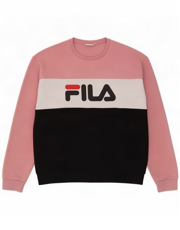 Fila Damska bluza graficzna Jumper UK 14 Medium Wielokolorowa