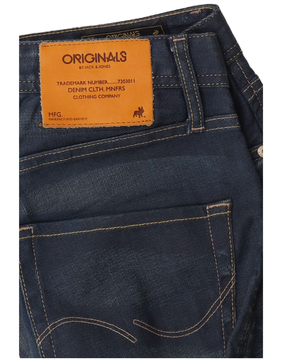 Męskie jeansy slim JACK & JONES W30 L32 Niebieskie