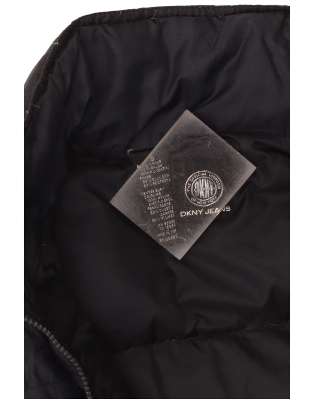 Damska kurtka oversize Dkny z wyściółką UK 10, mała, granatowa, nylonowa