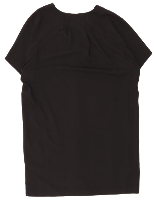 Whistles Damska sukienka typu oversize typu shift UK 12, średni czarny poliester