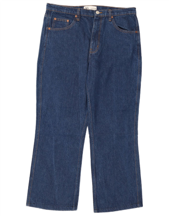 Damskie jeansy Bootcut Zara EU 44 XL W34 L27 Niebieskie, bawełniane