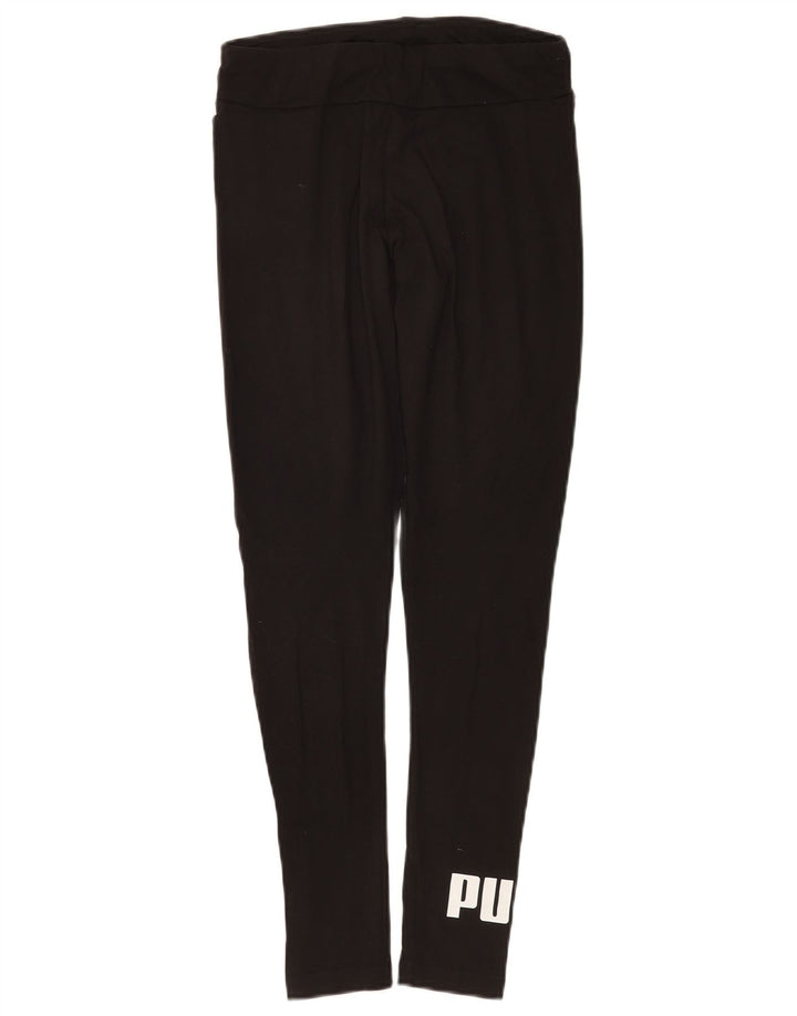 Damskie legginsy Puma Graphic UK 8 Small, czarne, bawełniane