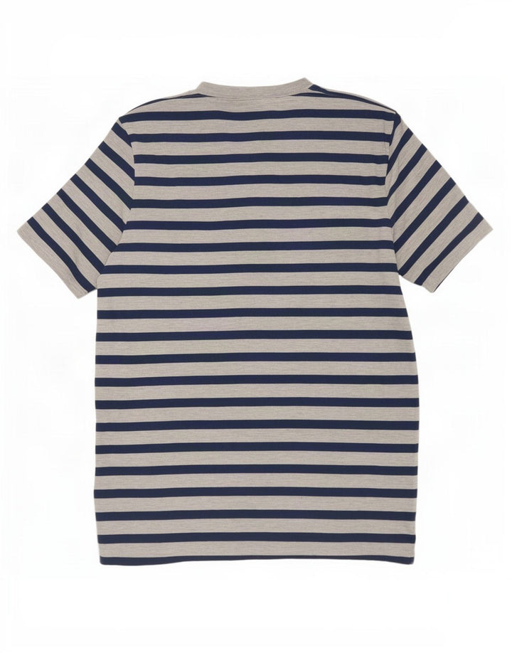 T-shirt męski Carhartt, bawełniany, w średnie szare paski