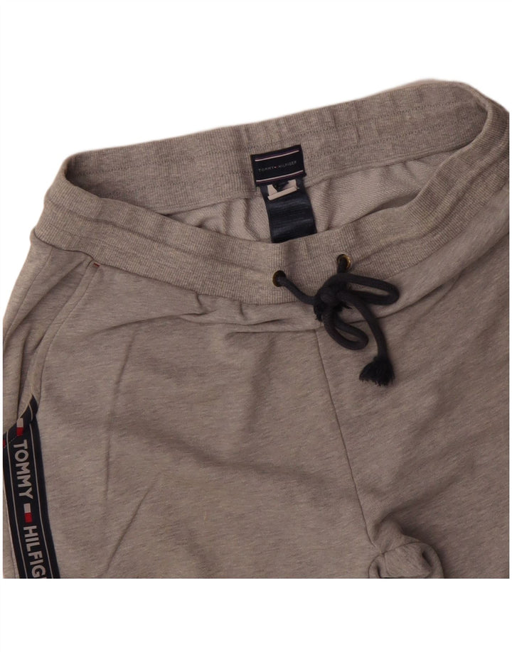 Męskie spodnie dresowe Tommy Hilfiger Graphic Joggers XL Szare nakrapiane