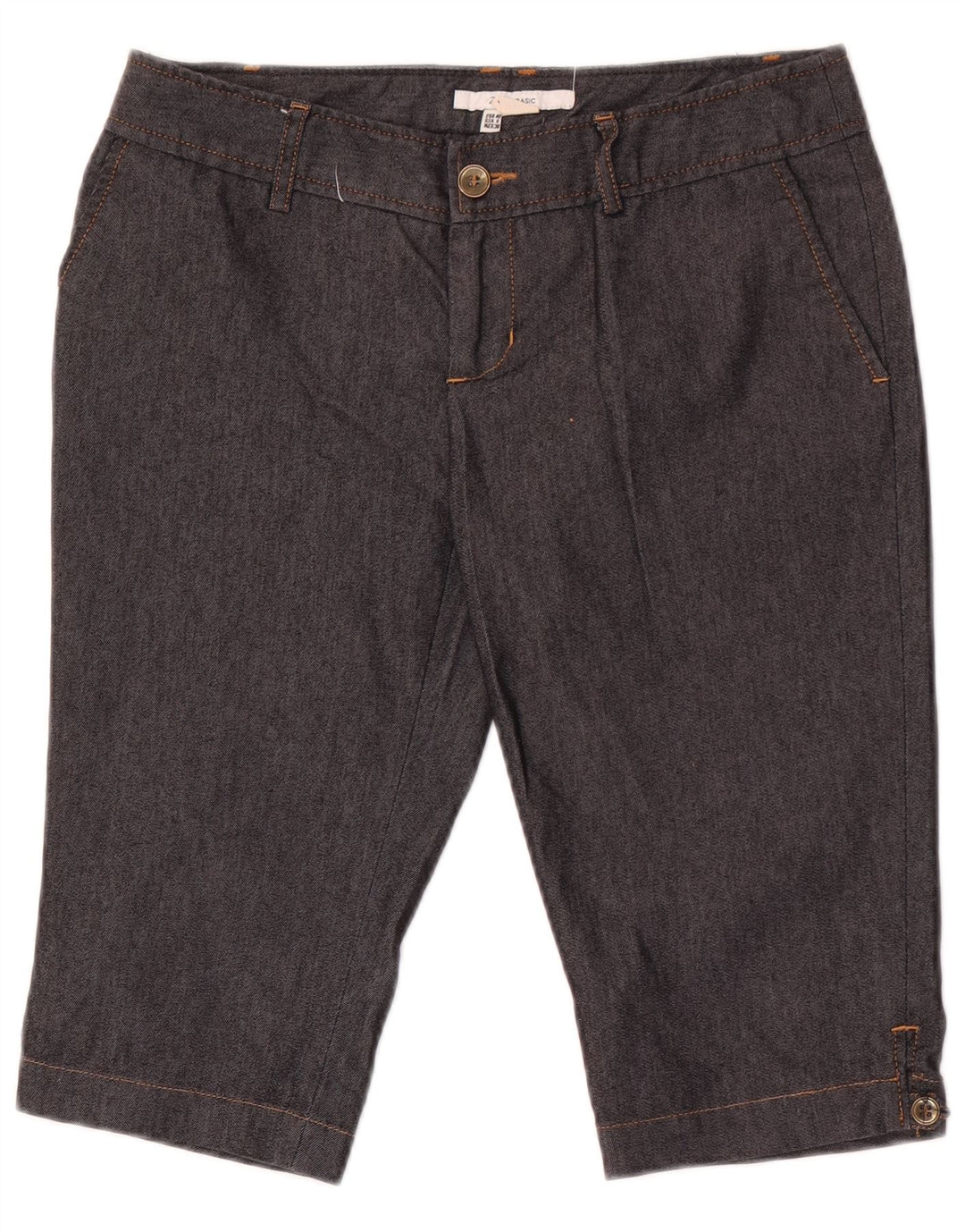 Damskie bermudy Chino Zara EU 40 Medium W30 Czarna bawełna