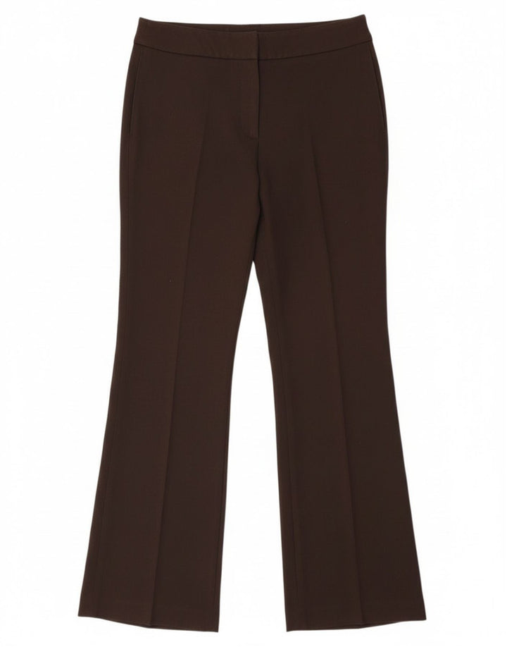 Spodnie damskie Max Mara Weekend Bootcut UK 8 Small W27 L30 Brązowe