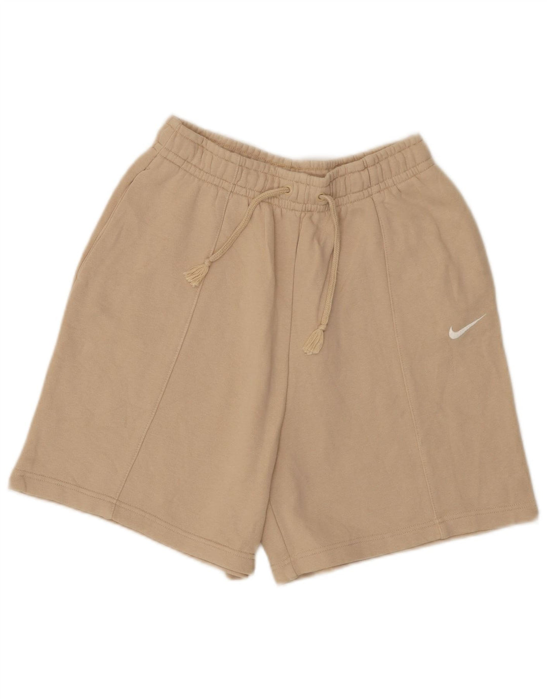 Męskie spodenki sportowe Nike, małe, beżowe, bawełniane