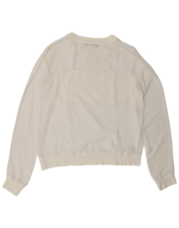 Bluza damska Zara Sweter UK 10 Small White