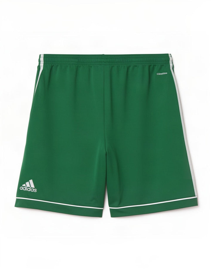 Męskie spodenki sportowe Adidas Climalite, średni zielony poliester