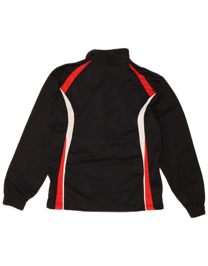 Kurtka dresowa dla chłopców Umbro, 13-14 lat, XL, czarny, blokowy kolor, poliester