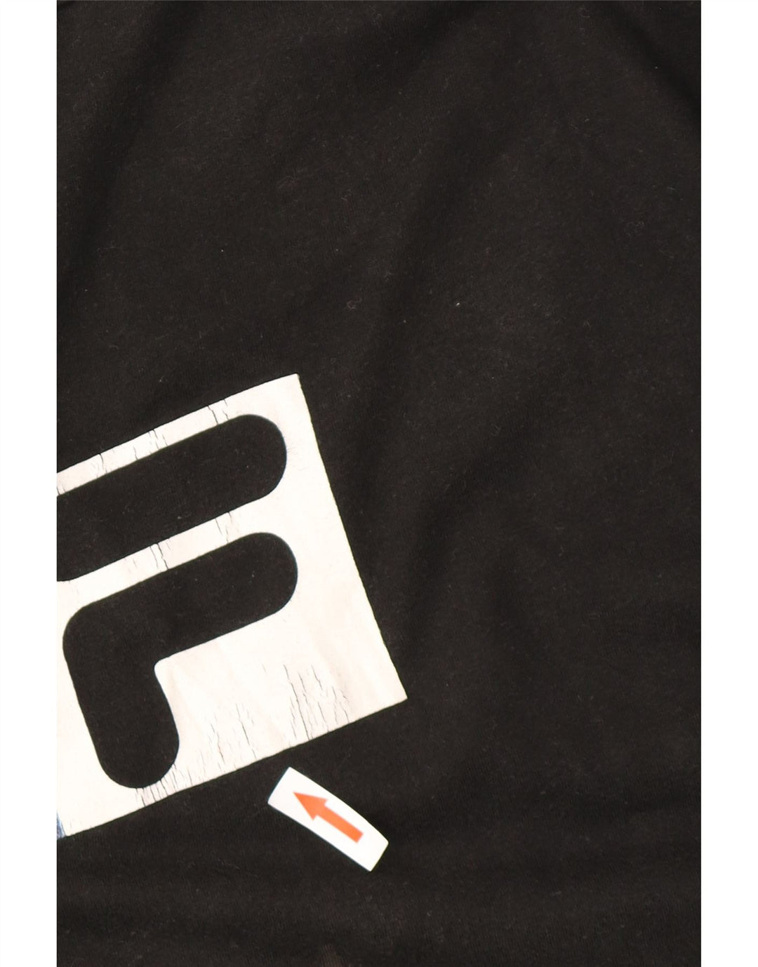 Męska koszulka z grafiką FILA, góra XL, czarna, bawełniana