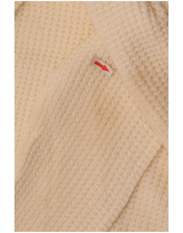 Męski sweter z okrągłym dekoltem Jack & Jones, duży, biały akryl