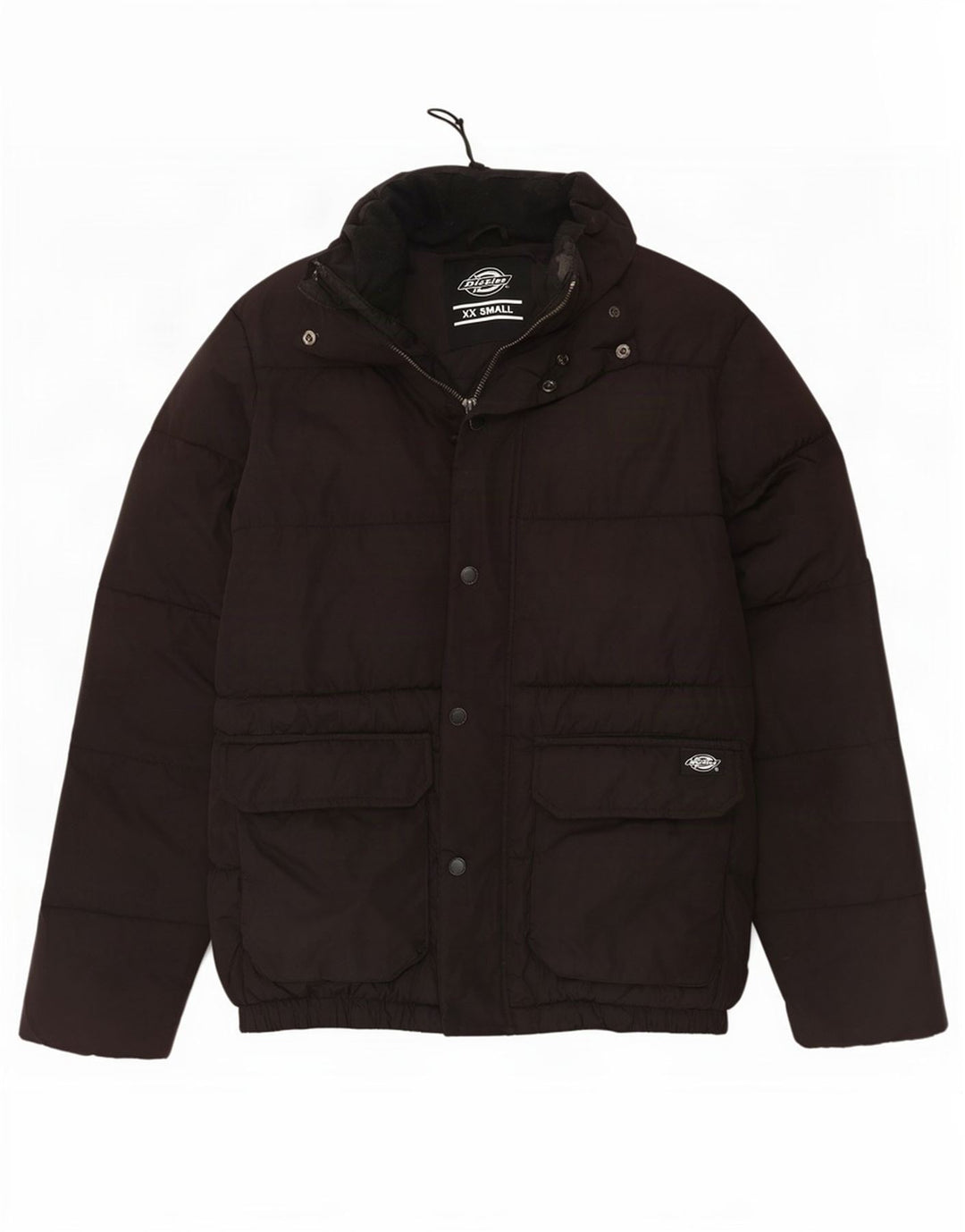 Męska wyściełana kurtka Dickies o luźnym kroju UK 34 XS, czarny poliester