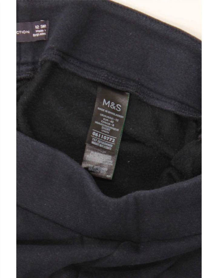 Legginsy damskie Marks & Spencer UK 12, średni granatowy poliester