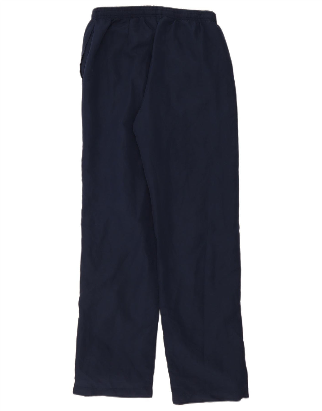 Damskie spodnie dresowe ASICS z grafiką UK 14, duże granatowe, poliestrowe