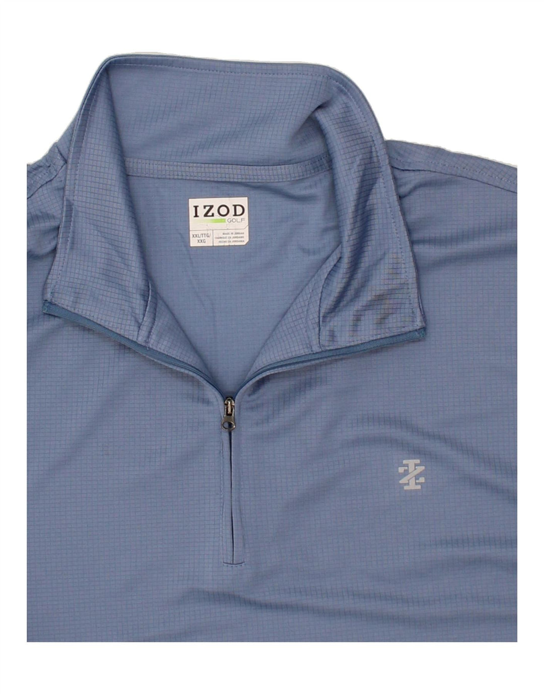 IZOD Mens Pullover Tracksuit Top 2XL Blue Polyester Vintage Izod and Second-Hand Izod from Messina Hembry 