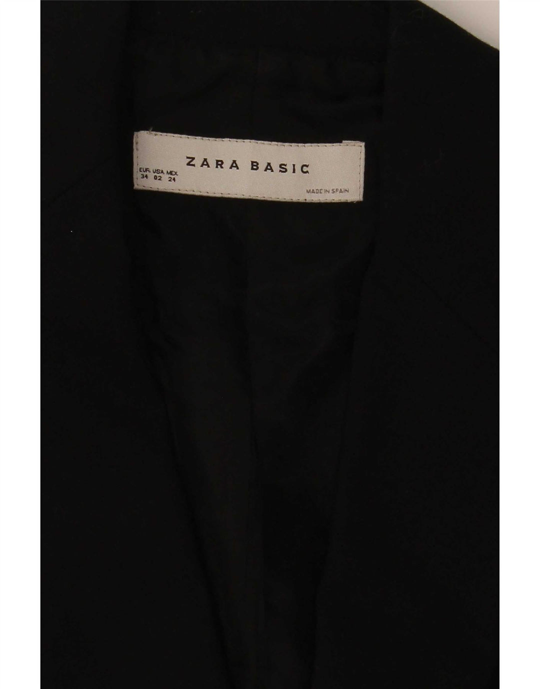 Damska marynarka Zara zapinana na 1 guzik EU 34 2XS czarna