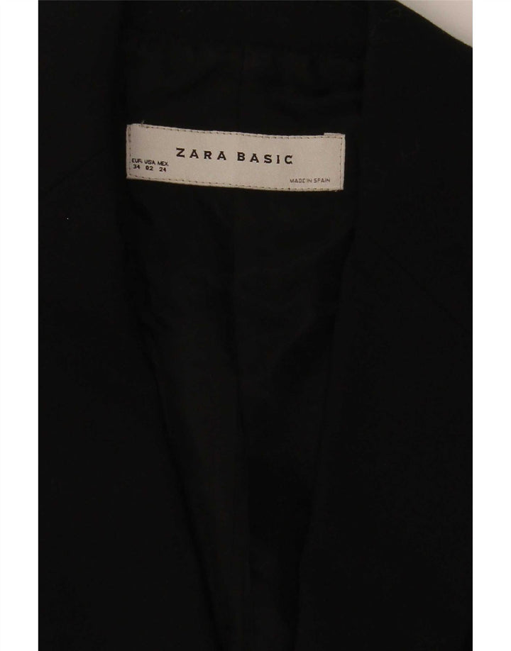 Damska marynarka Zara zapinana na 1 guzik EU 34 2XS czarna