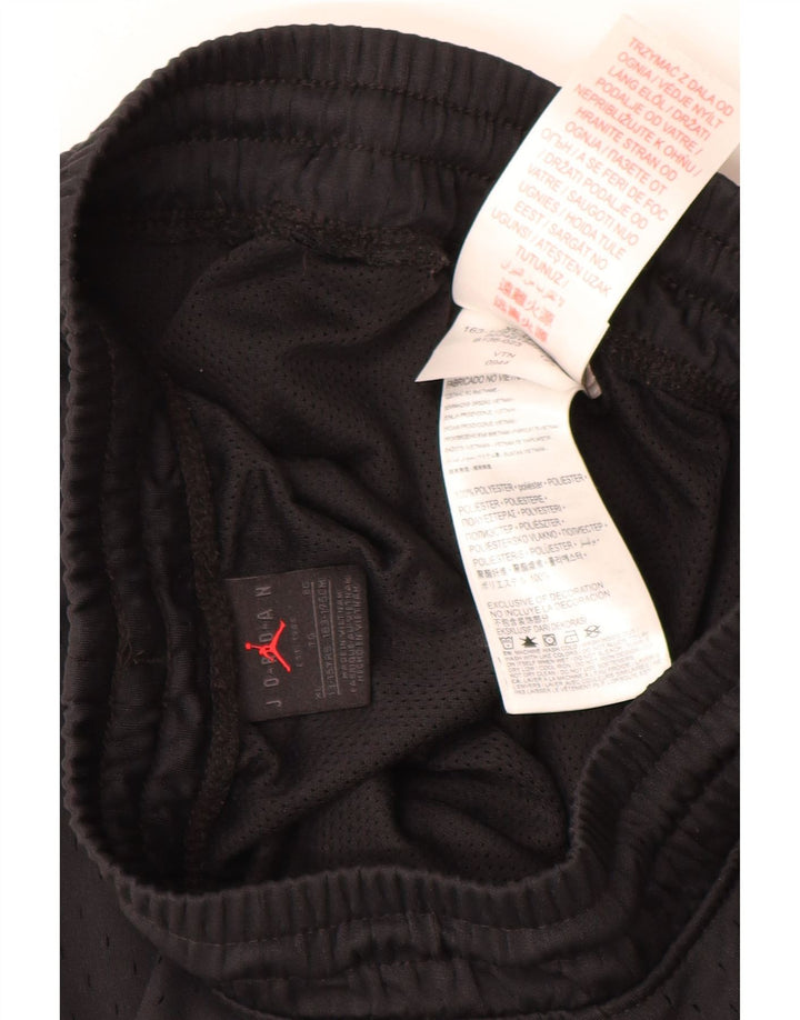 Chłopięce spodenki sportowe JORDAN 13-14 lat XL, czarny poliester