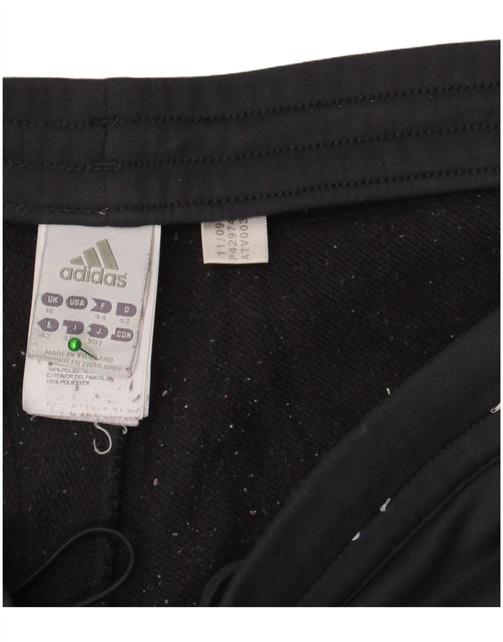 Damskie spodnie dresowe Adidas UK 16, duże, szare, poliestrowe
