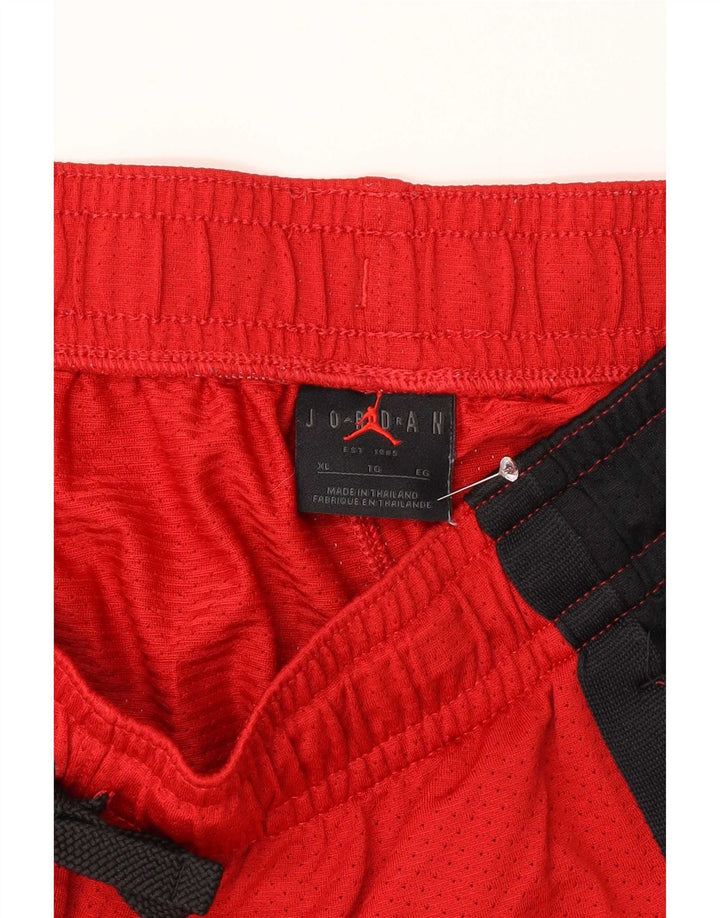 Męskie spodenki sportowe Jordan XL, poliester w kolorze czerwonym
