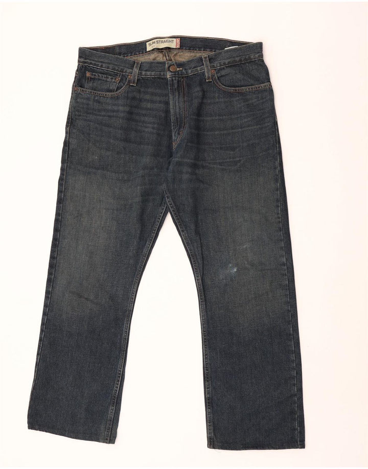 Męskie jeansy Levi's 514 Slim Straight W36 L30 Niebieska bawełna