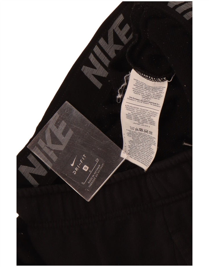 Męskie spodnie dresowe Nike Dri Fit, małe, czarne, poliestrowe