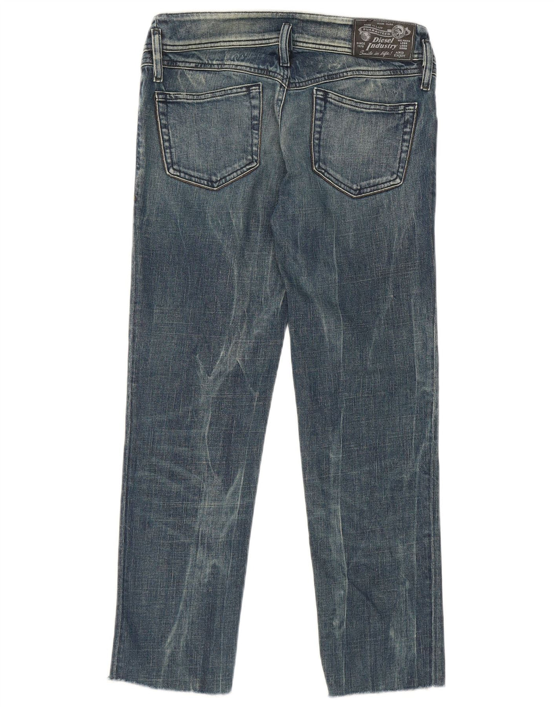 Damskie jeansy Diesel Matic Straight W29 L27 Niebieskie bawełniane