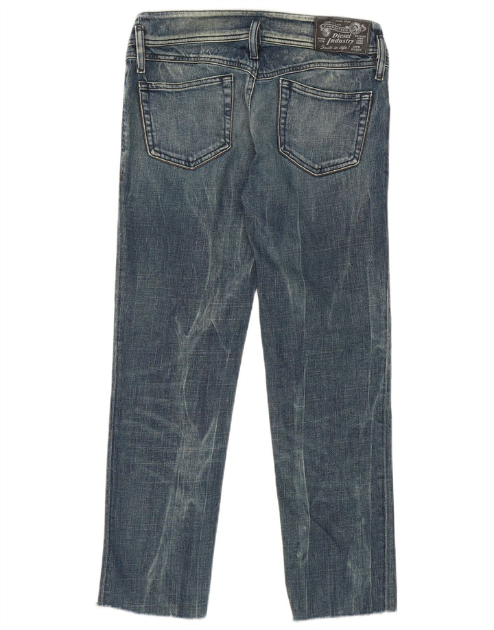 Damskie jeansy Diesel Matic Straight W29 L27 Niebieskie bawełniane