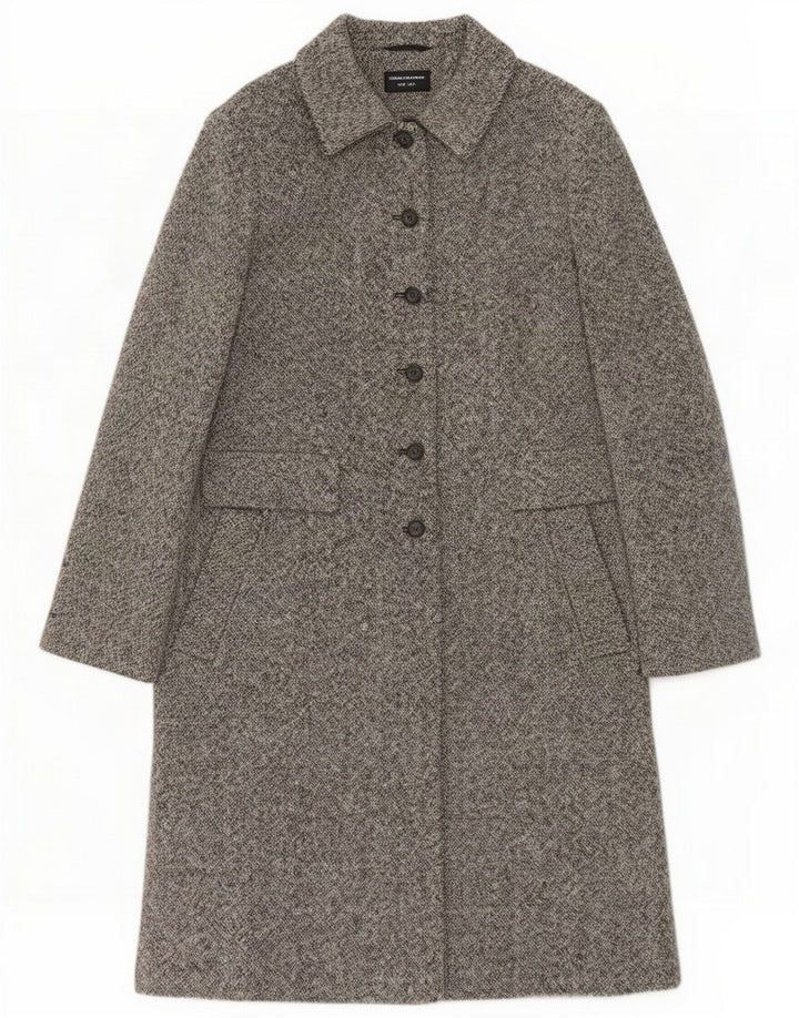 Zasady Płaszcz damski UK 12 Medium Grey Flecked Wool