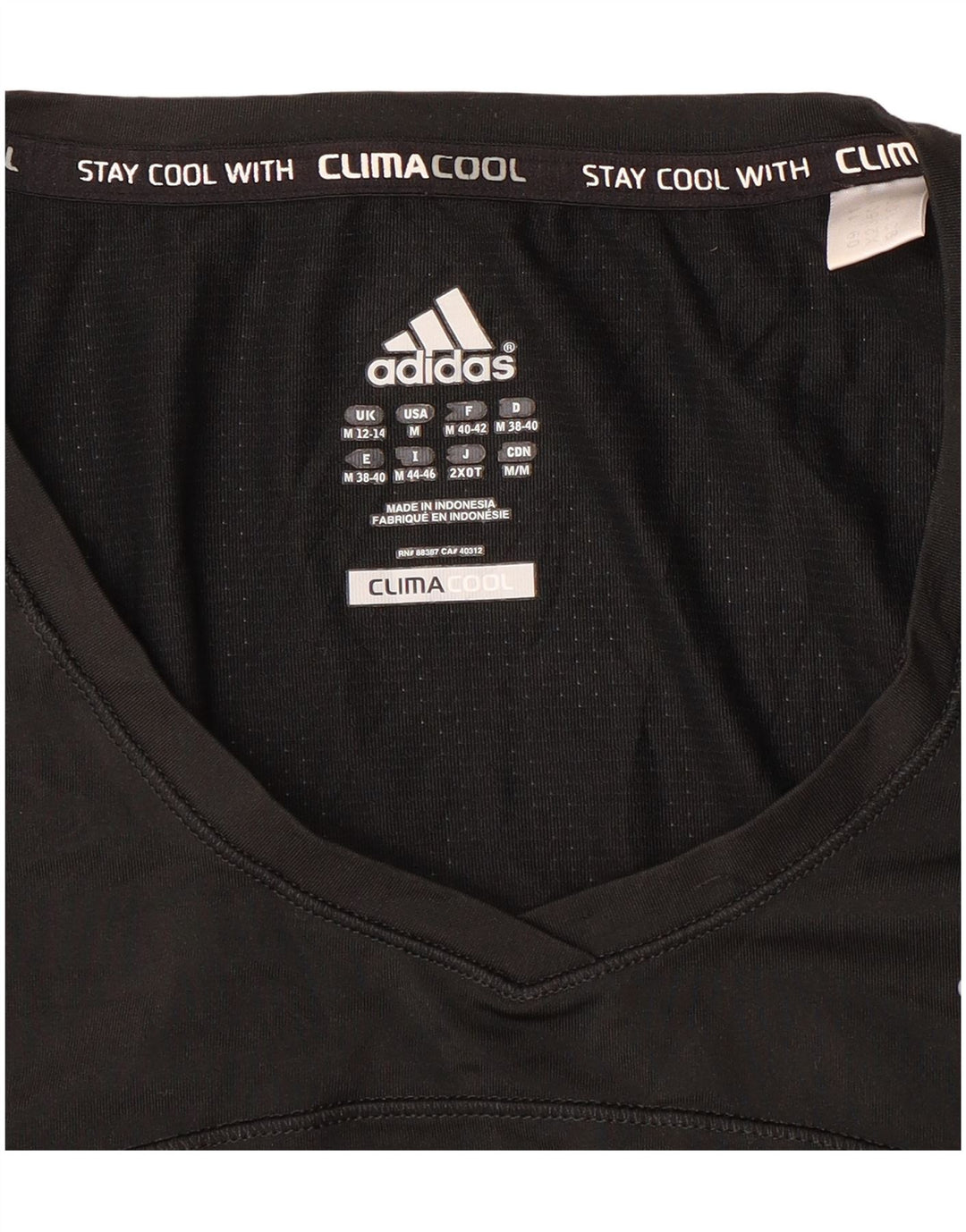 Damska kamizelka Adidas Climacool Top UK 12/14 Średnia Czarna