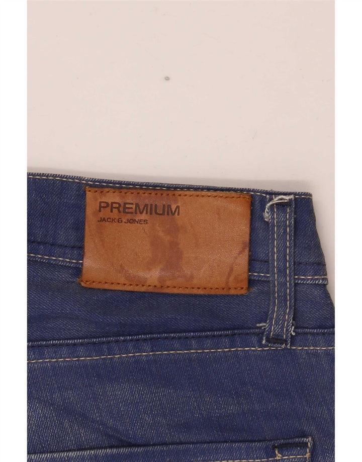 Męskie proste dżinsy Jack & Jones W32 L36 Niebieskie