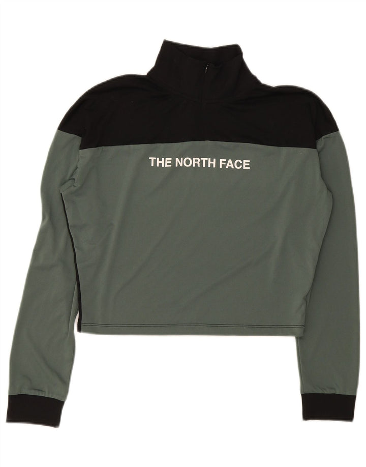 Damski dres The North Face z grafiką, UK 14, średni khaki