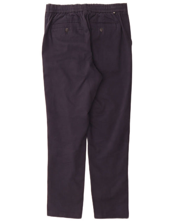 Męskie zwężane spodnie chino z wysokim stanem Ted Baker W32 L30 Granatowa bawełna