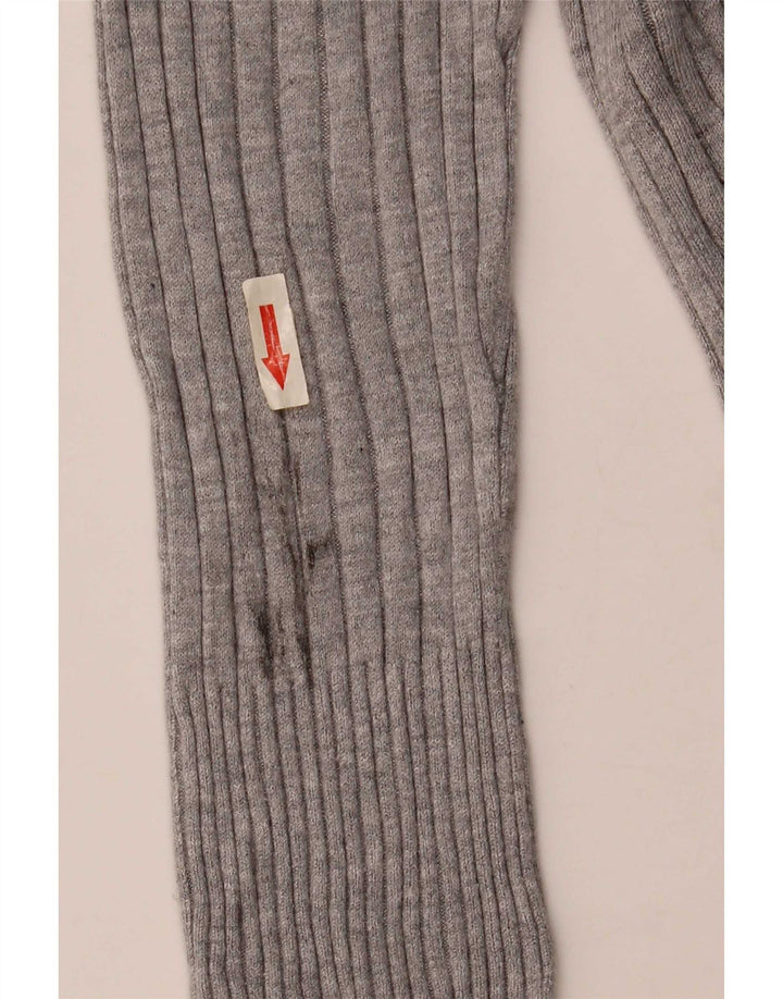 Marks & Spencer Damski sweter rozpinany o długim kroju, UK 14, średni szary