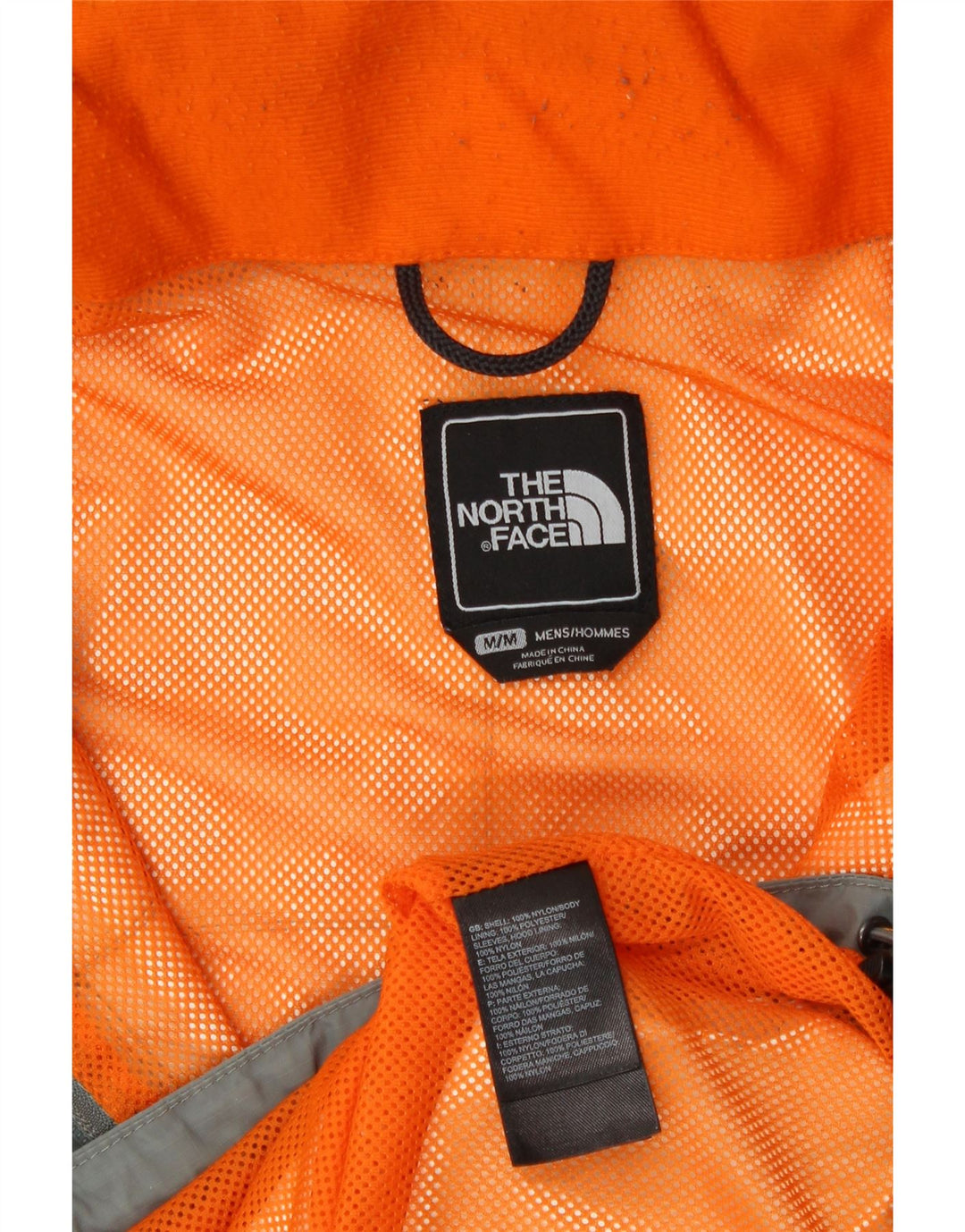Męska kurtka przeciwdeszczowa z kapturem The North Face UK 38 Średni szary nylon