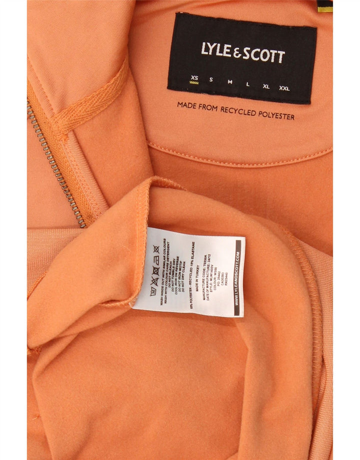 LYLE & SCOTT Mens Tracksuit Top Jacket XS Orange Polyester Vintage Lyle & Scott and Second-Hand Lyle & Scott from Messina Hembry 