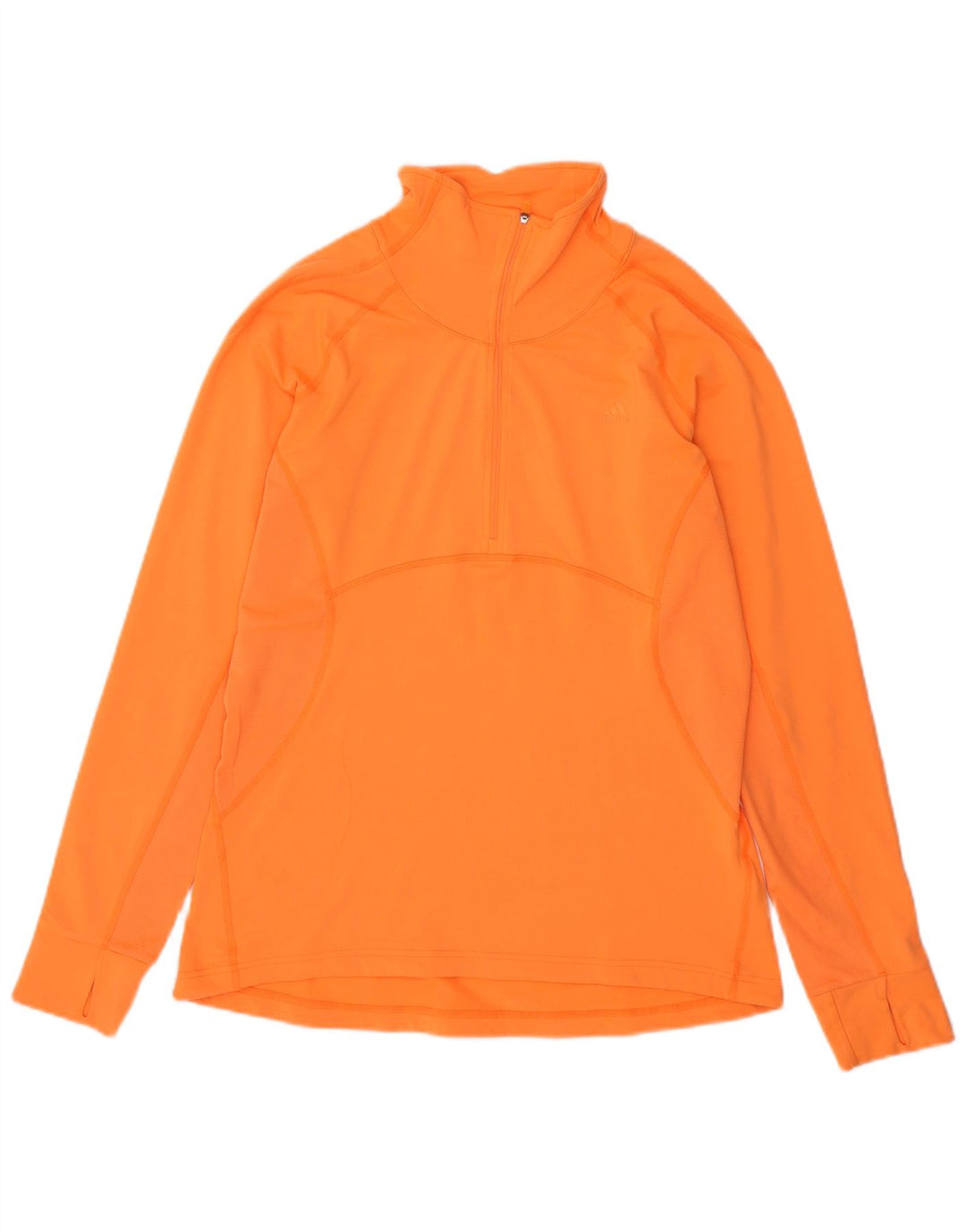 Damski dres ADIDAS Climalite z pulowerem, UK 16/18, duży pomarańczowy