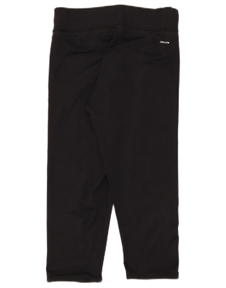 Damskie legginsy Adidas Climalite Capri UK 12/14 Średni czarny poliester