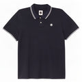 Męska koszulka polo Pretty Green 2XL w kolorze granatowym z poliestru w paski